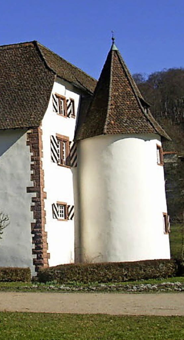 Das Inzlinger Wasserschloss wurde 1978...r kann man hinter die Mauern blicken.  | Foto: Johanna Hgg