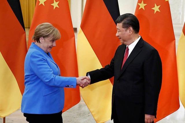 Fotos: Kanzlerin Merkel zu Besuch in China