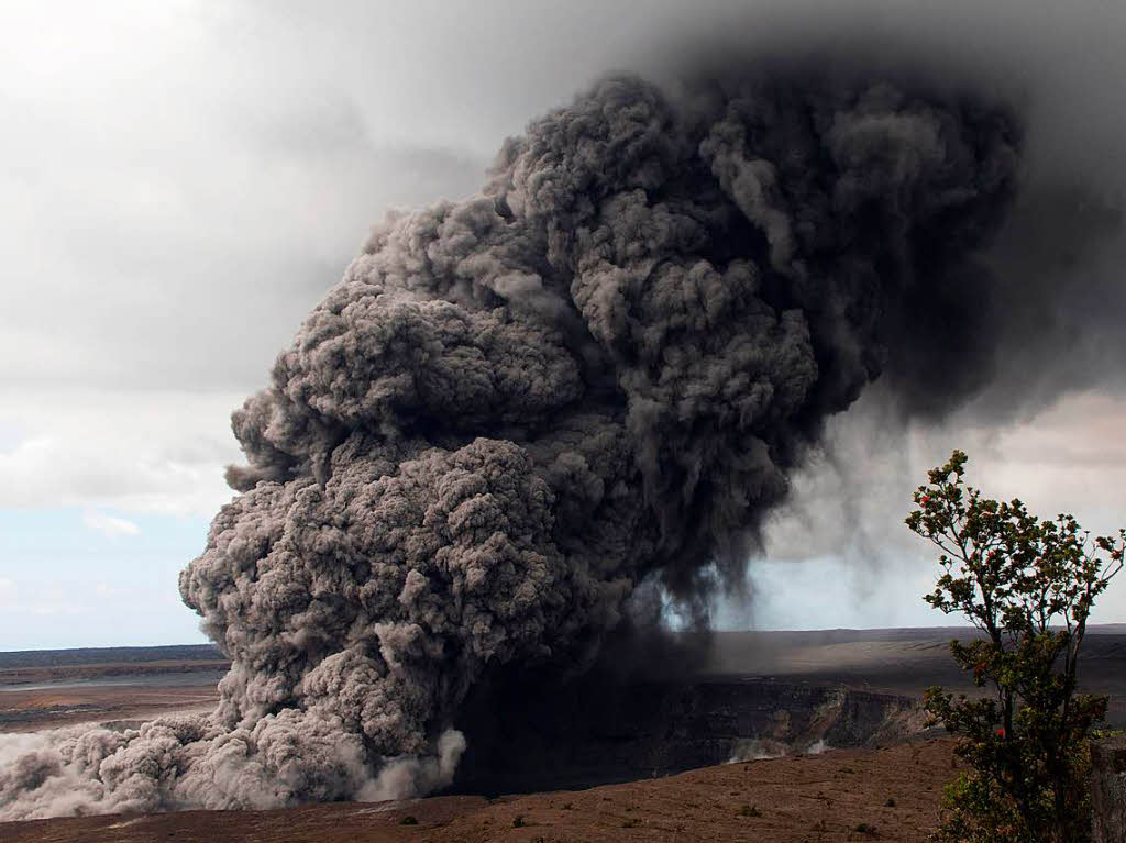 Der Ausbruch des Kilauea setzte gewaltige Krfte frei.