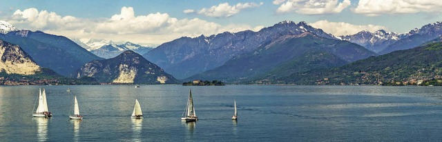 Seglerparadies: der Lago Maggiore an d...e zwischen Sdschweiz und Norditalien   | Foto: Bertrand/kawika82it (stock.adobe.com)