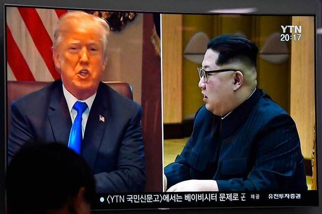Trump sagt Gipfel mit Nordkoreas Machthaber Kim ab