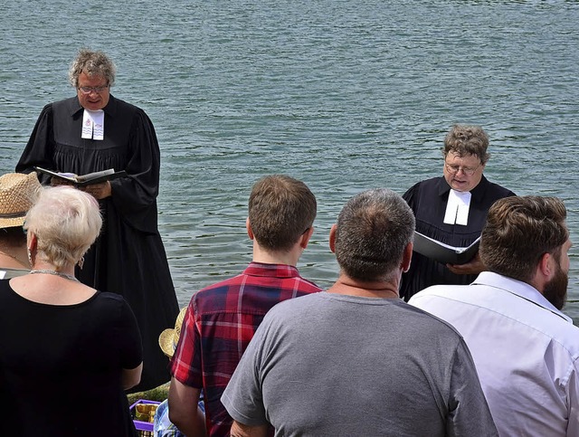 2017 gab es erstmals eine Taufe mit Rh...ter Hasenbrink am 1. Juli wiederholen.  | Foto: Evangelische Kirchengemeinde