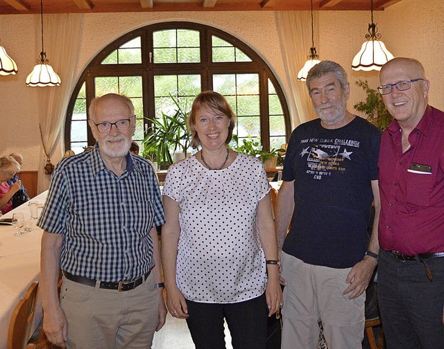 Die Gewhlten (von links): Wilhelm Hun...Eltz, Gerhard Teufel  und Rolf Karrer   | Foto: Horatio Gollin