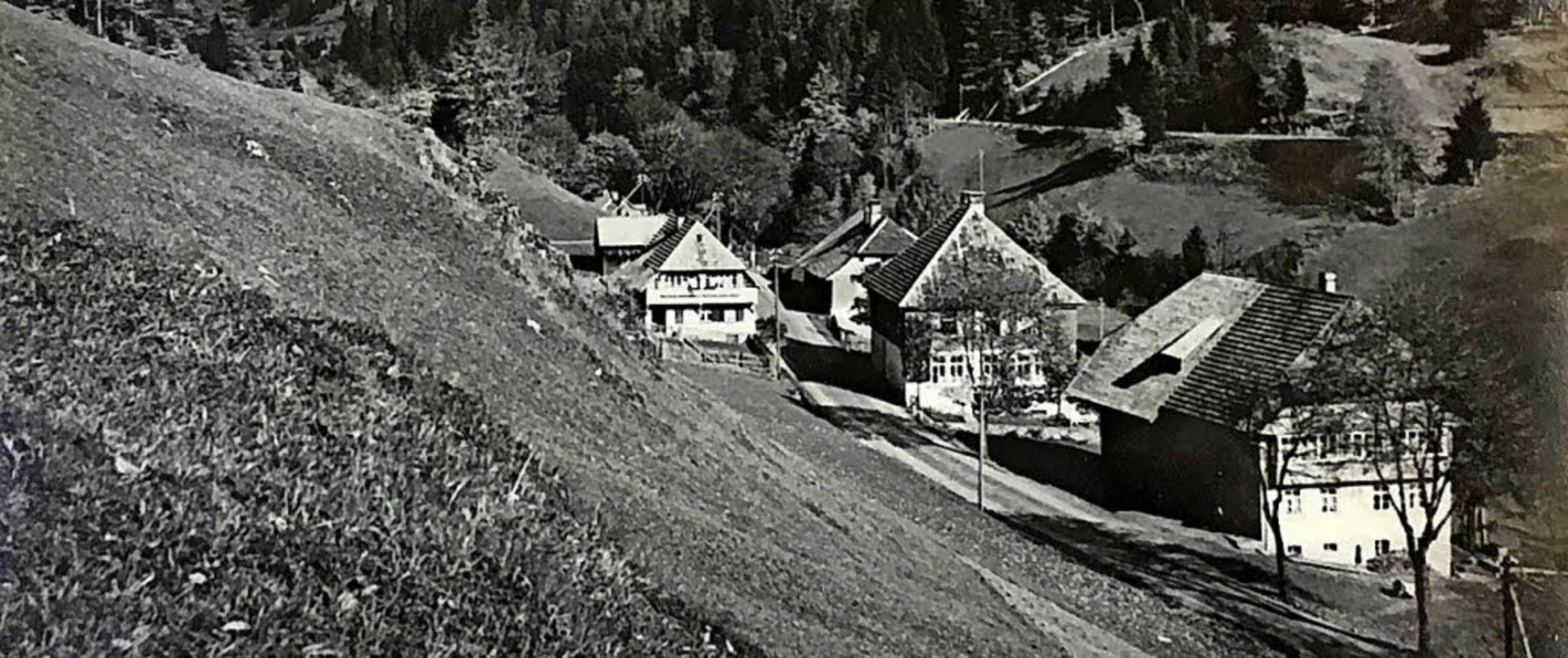 Da hat sich nicht viel verändert: Berghütte, aufgenommen im Jahr 1935  | Foto: bz