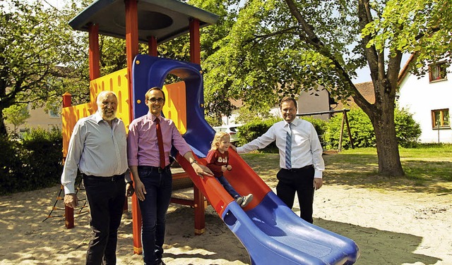 Die neue Attraktion auf dem Spielplatz...h Wild,  der ffentlichkeit bergeben.  | Foto: Herbert trogus