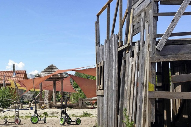 Der Httenbauplatz auf dem Tutti-Kiesi-Areal  | Foto:  Kang