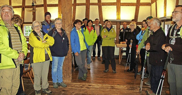 Eine stattliche Gruppe von Wanderfreun...r eine so groe Zahl von Teilnehmern.   | Foto: Schwarzwaldverein