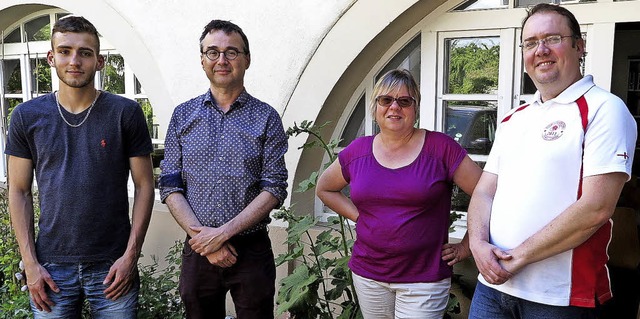 Rckblick am letzten Kurstag auf ein e... Deutschlehrer und Berater Alban Brua   | Foto: Dorothee Philipp