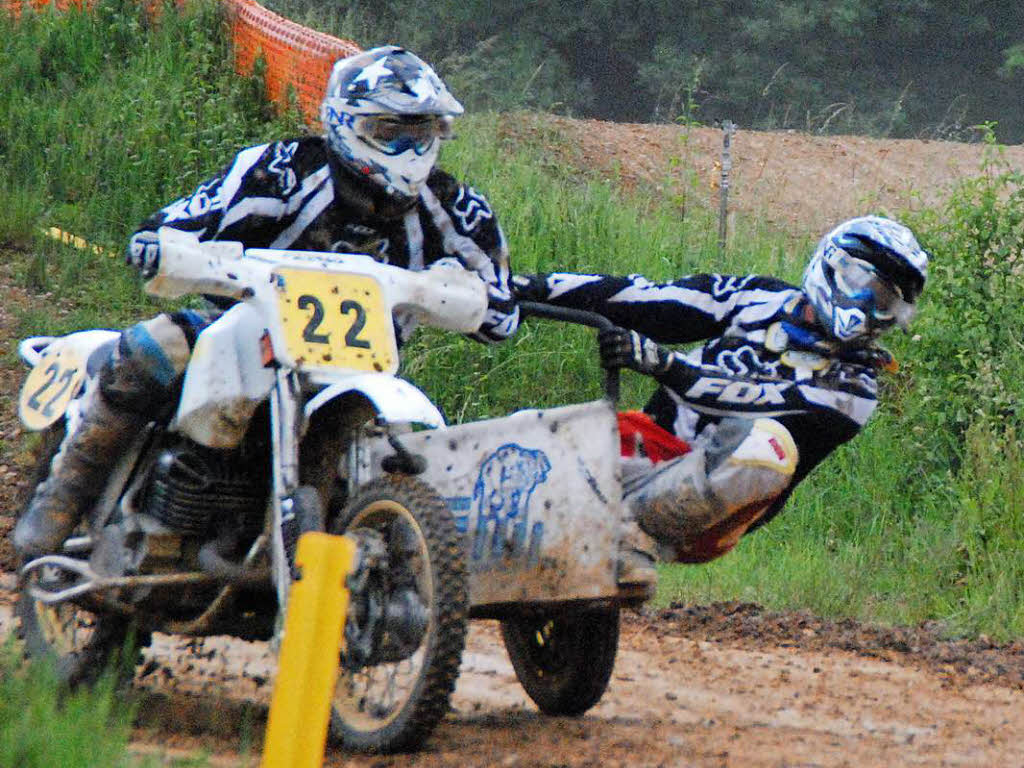 Laut, staubig und schlammig war es am Wochenende in Schopfheim. Alles drehte sich um Motorrder.