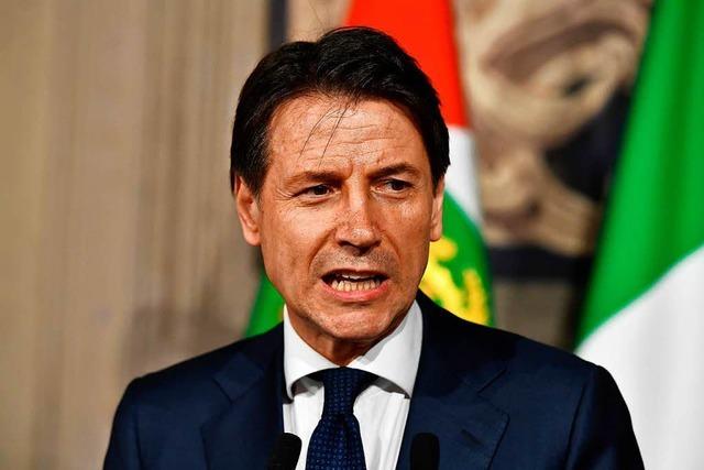 Regierungsbildung in Italien gescheitert - Conte gibt auf