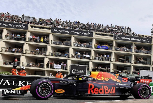 Daniel Ricciardo fhrt in Monaco trotz technischer Probleme zum Sieg.    | Foto: AFP