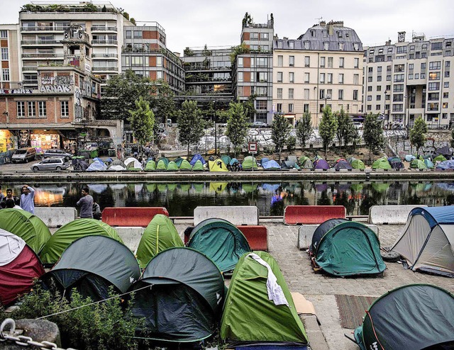 Ein Zelt am nchsten und keine Hoffnung, dass sich etwas ndert.  | Foto: afp