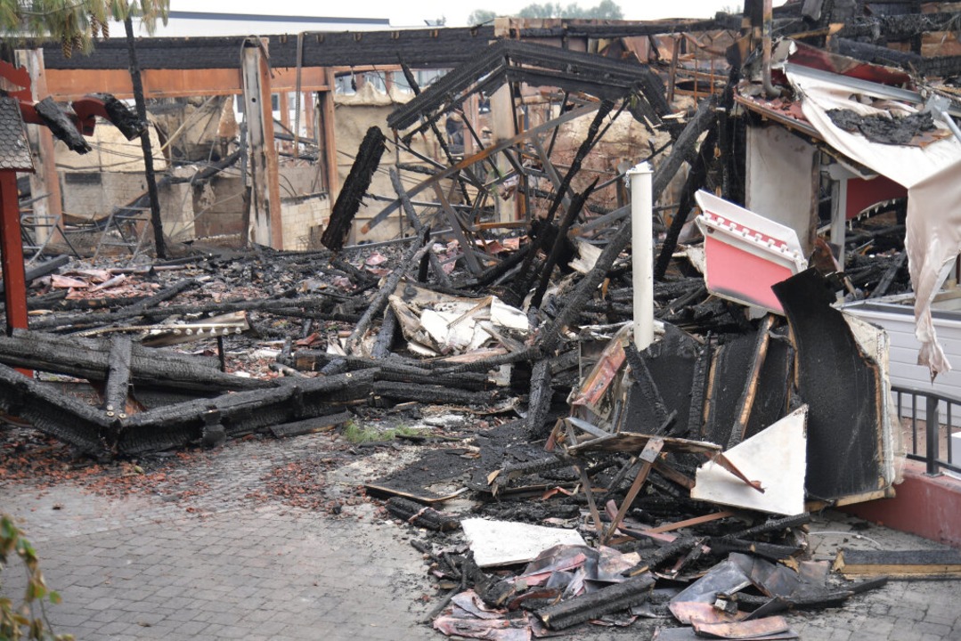 Nach dem Brand im Europa-Park  | Foto: dpa