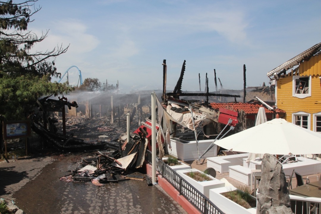 Nach dem Brand im Europa-Park  | Foto: Michael Saurer