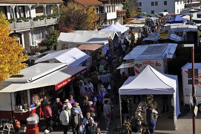 Marktstnde bleiben in der Bhlstrae