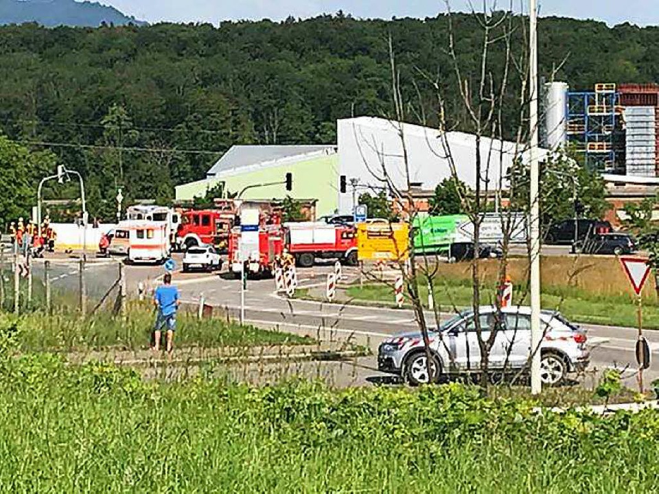 Zwei Verletzte bei Unfall an Alukreuzung in Rheinfelden Rheinfelden