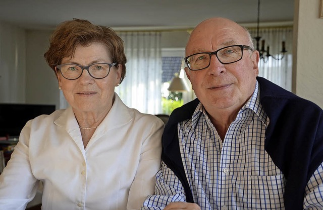 Gertrud und Bernhard Eiche feiern goldene Hochzeit.   | Foto: Roland Vitt