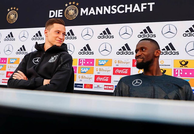 Stamm- oder doch nur Hilfskraft? Julian Draxler (links) und Antonio Rdiger  | Foto: dpa