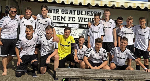 Die B-Junioren des FC Wehr sind Meiste..., Florian Traum und  Leon Dombrowski.   | Foto: FC Wehr