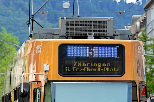 Erst in der vergangenen Woceh gab es a...nen Unfall mit einer Tram der Linie 5.  | Foto: Rita Eggstein