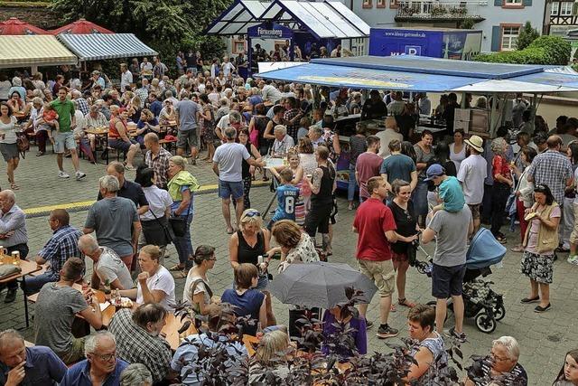 Hunderte feiern im Rohanhof