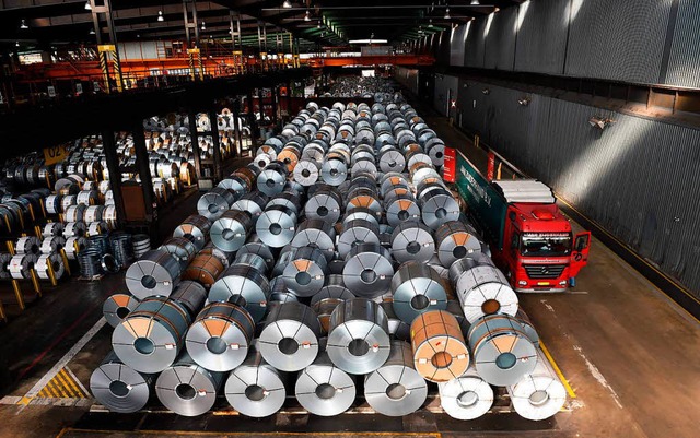 Aluminiumexporte aus der EU in die USA... US-Regierung mit Strafzllen belegt.   | Foto: DPA