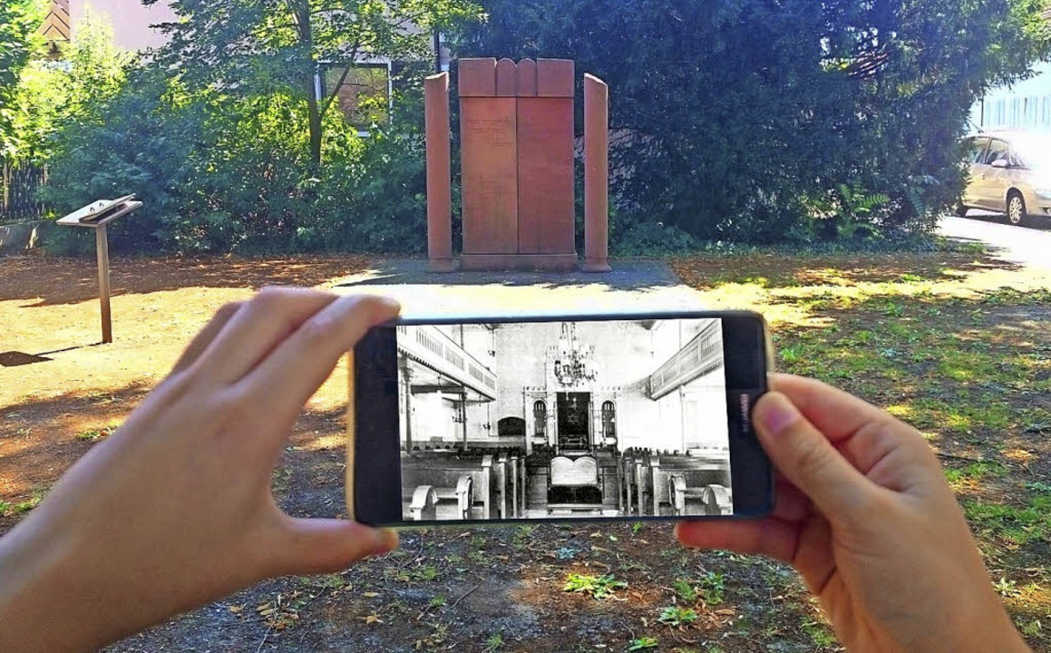Die App &#8222;Future History&#8220; b... die  im November 1938 zerstrt wurde.  | Foto: Privat