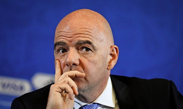 &#8222;WM in Amerika ist lukrativer&#8220;: Fifa-Prsident Gianni Infantino   | Foto:  DPA