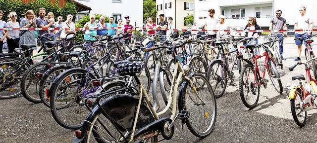 48 Fahrrder wurden letztes Jahr in Waldkirch gefunden und jetzt versteigert.   | Foto: Gabriele Zahn