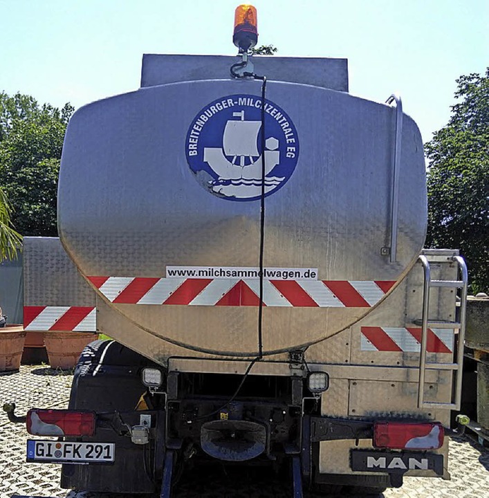 Fasst 13000 Liter und wird als Gießfah...dem bisher Milch transportiert wurde.   | Foto: Stadt OG