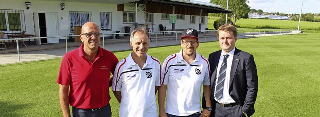 Der Sportverein Aasen ist stolz auf se... das erste Spiel auf dem neuen Platz.   | Foto: Simon