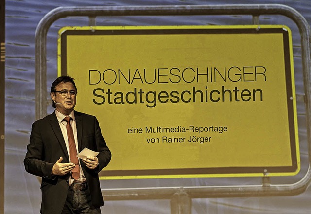 Rainer Jrger, der schon in vielen St...ine Multimediashow in Donaueschingen.   | Foto: Privat