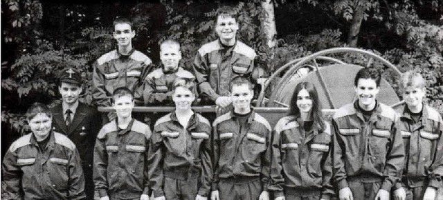 Sie grndeten vor 20 Jahren die Jugend...Freiamt. Jetzt wird Jubilum gefeiert.  | Foto: Feuerwehr