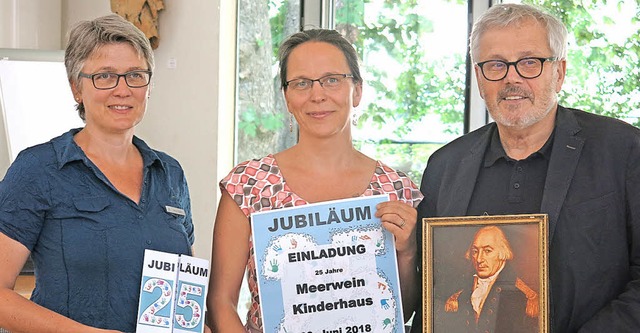 Corinnna Sthlin, Abteilungsleiterin K...n das Jubilum des Meerwein Kinderhaus  | Foto: Georg Vo