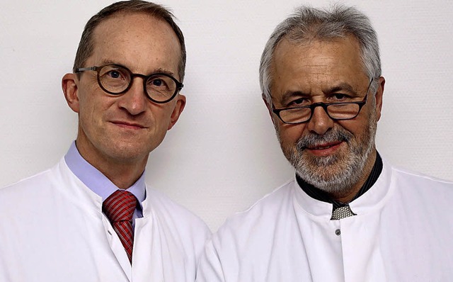 Privatdozent Jrg Simon und  Reinhard Groh  | Foto: Ortenau Klinikum