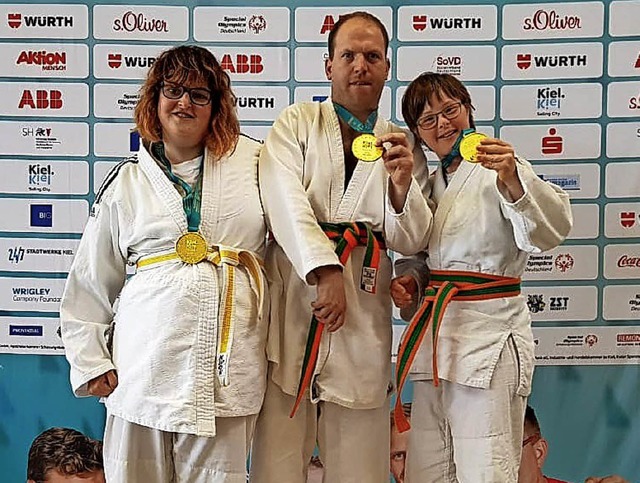 <BZ-FotoAnlauf>Judo-Club:</BZ-FotoAnla...en Special Olympics sehr erfolgreich.   | Foto: Verein