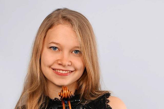 Die Violinistin Amelie Gehweiler kehrt fr ein Konzert in ihre Heimat Weil am Rhein zurck