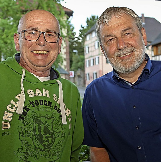 Peter Textor und Heinz Siefert  | Foto: Sandra Decoux-Kone