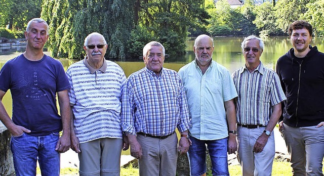 Das Vorstandsteam des Anglervereins  (...sler, Herbert Kirner und Alex Straub.   | Foto: Anglerverein