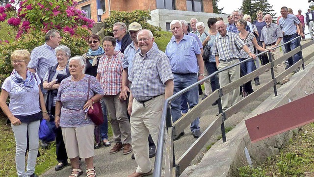 <BZ-FotoAnlauf>Altersmannschaft:</BZ-F...e Ausflgler aus Egringen im Elsass.    | Foto: Rolf Mck