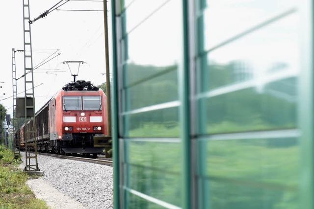 Bahn will Lärmschutz in Freiburg für den Ausbau der Rheintalbahn reduzieren