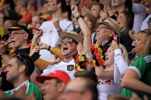 Im Bad Säckinger Schlosspark können bis zu 1000 Zuschauer die WM-Spiele der DFB-Auswahl verfolgen