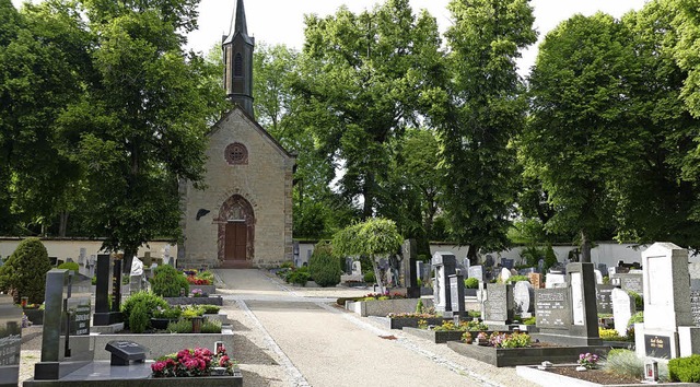 Eine Firma  erstellt ein Konzept fr den  Friedhof.   | Foto: Martin  Wunderle