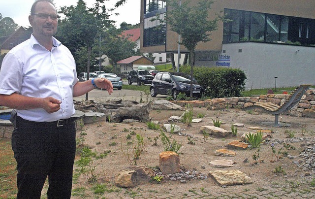 Ralf Engel fhrte die Sitzungsteilnehm...ut werden, hier beim Hirschgartenhsli  | Foto: Karin Stckl-Steinebrunner