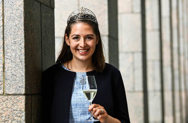 Miriam Kaltenbach aus Gundelfingen nac...Wein im In-und Ausland reprsentieren.  | Foto: dpa