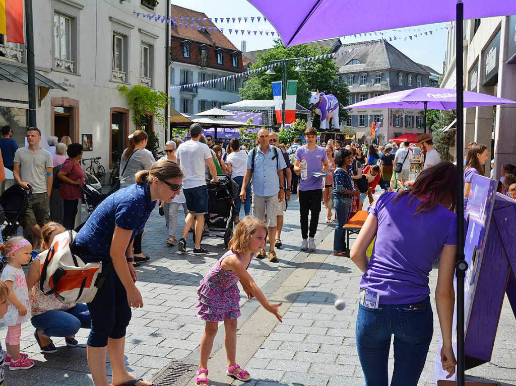 Impressionen vom Milka Schokofest