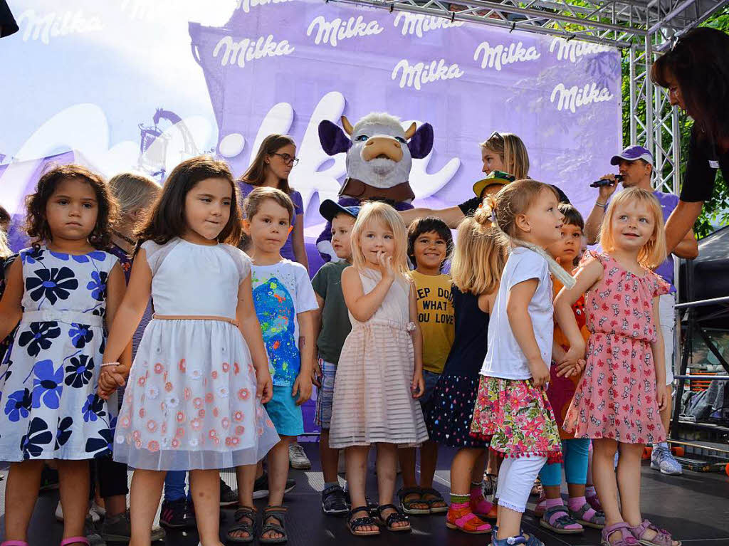 Impressionen vom Milka Schokofest