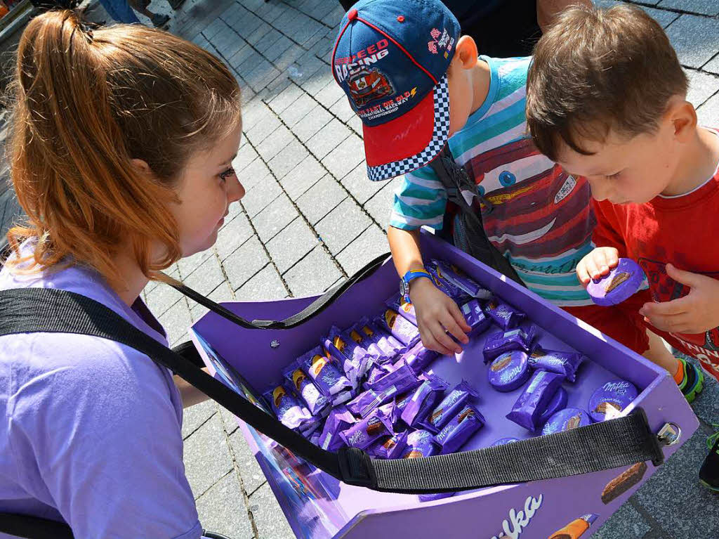 Impressionen vom Milka Schokofest