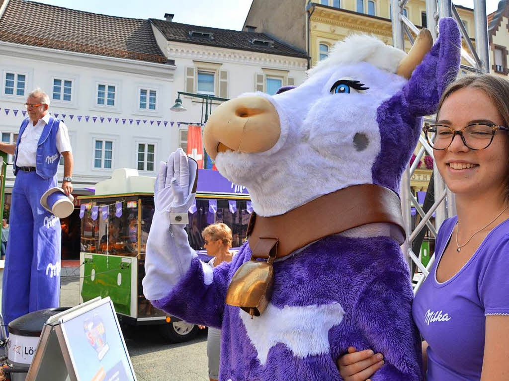 Impressionen vom Milka Schokofest