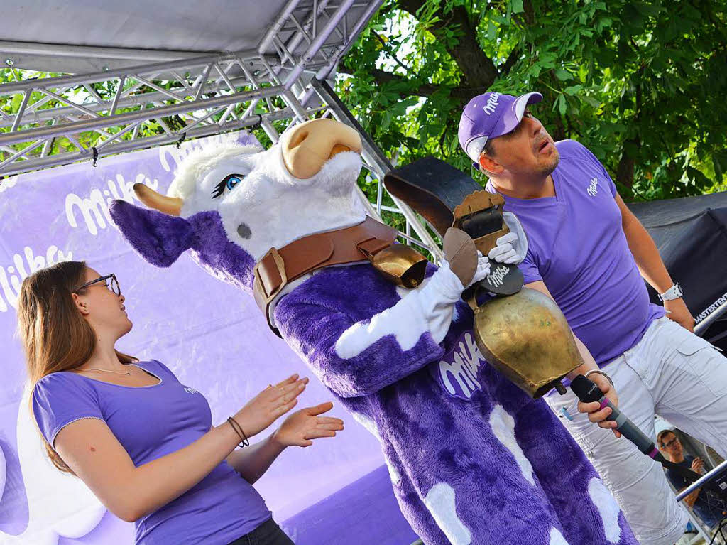 Impressionen vom Milka Schokofest